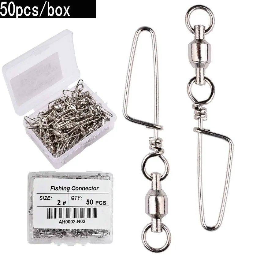 Tackle Box - Bộ 50 Câu Cá Bi Xoay