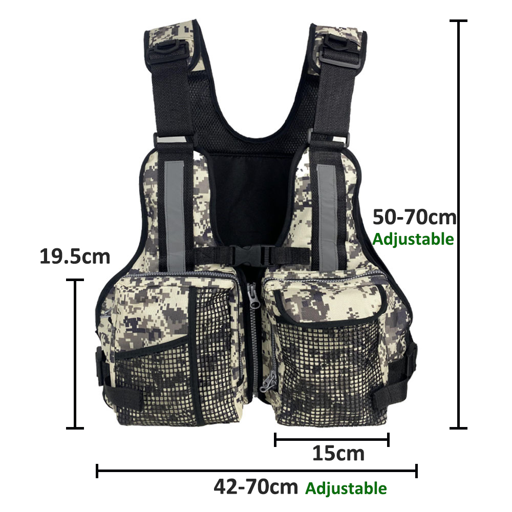 Outdoor Fishing Vest with Mult - đánh giá và giá Fishing Equipment In