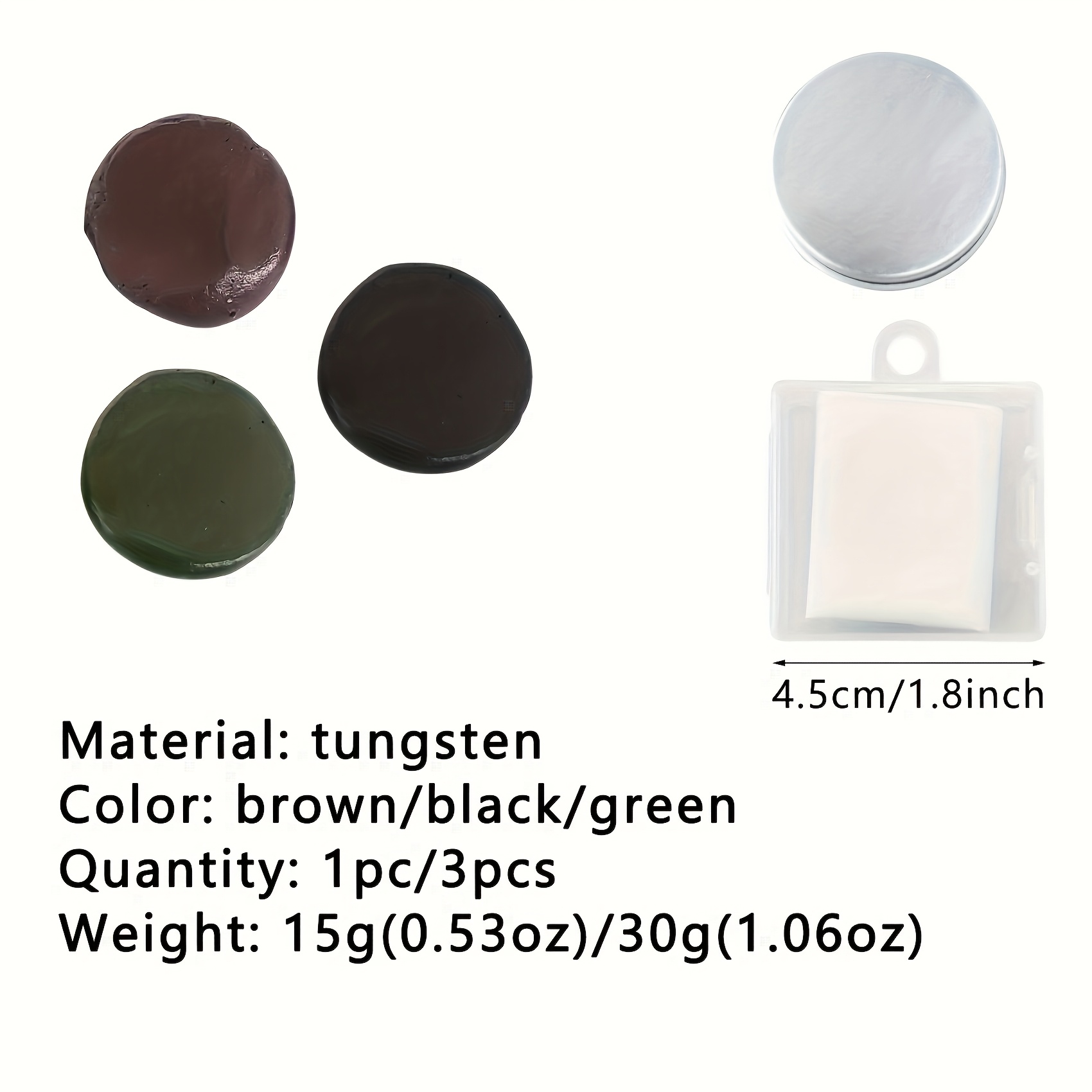 Tungsten Putty 0.5oz(15g) Tika - đánh giá và giá Tungsten Sinkers