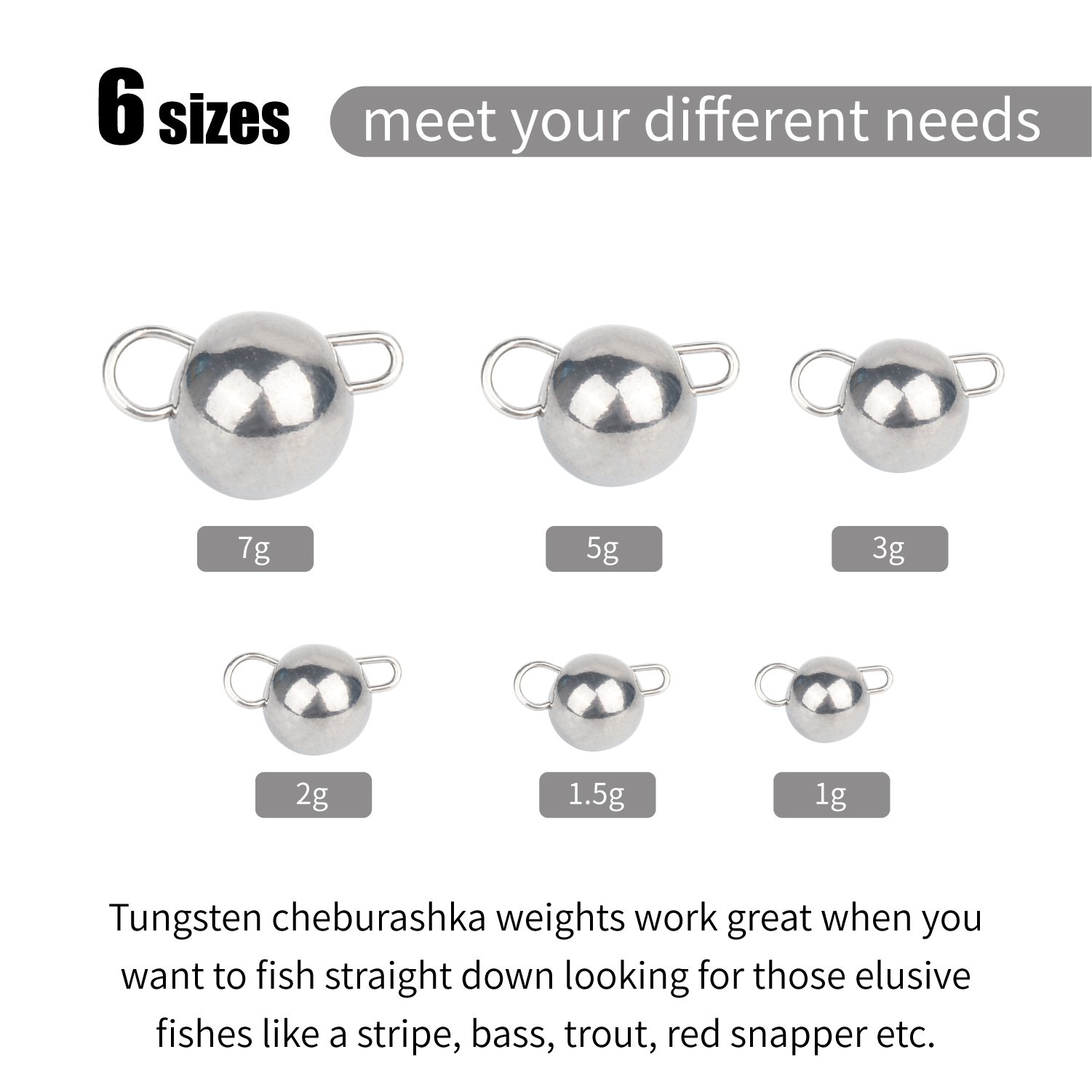 MUUNN 10Pcs Cheburashka Weight - đánh giá và giá Tungsten Sinkers