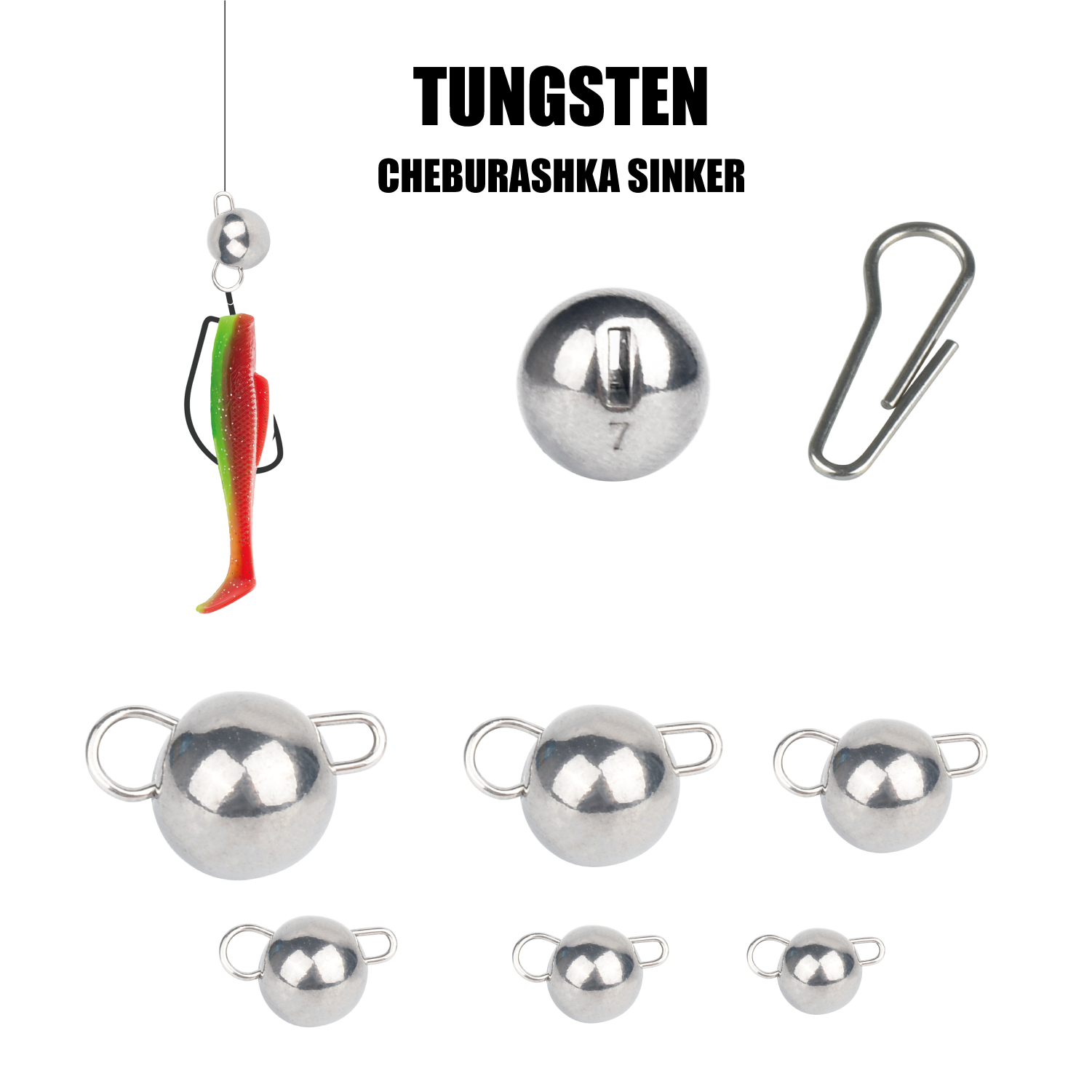 MUUNN 10Pcs Cheburashka Weight - đánh giá và giá Tungsten Sinkers