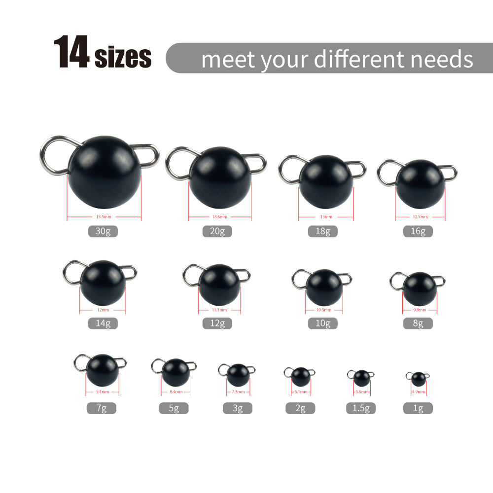 MUUNN 10Pcs Cheburashka Weight - đánh giá và giá Tungsten Sinkers