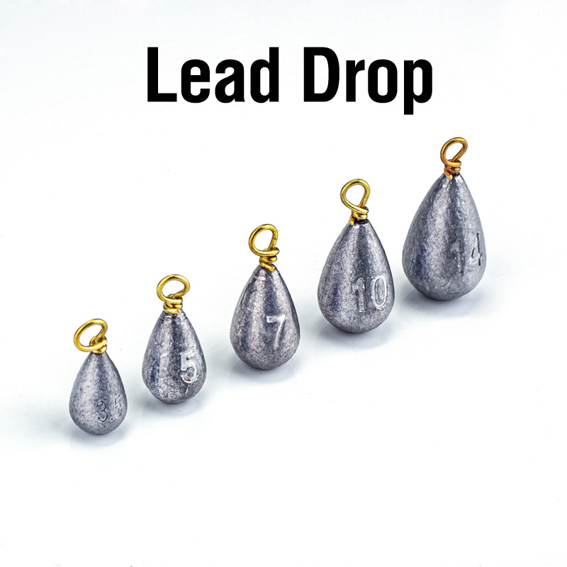 22Pcs/Box Fishing Sinkers Drop - đánh giá và giá Tackle Box