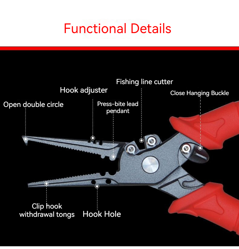 High-Precision Luya Pliers Mul - đánh giá và giá Fishing Equipment Price