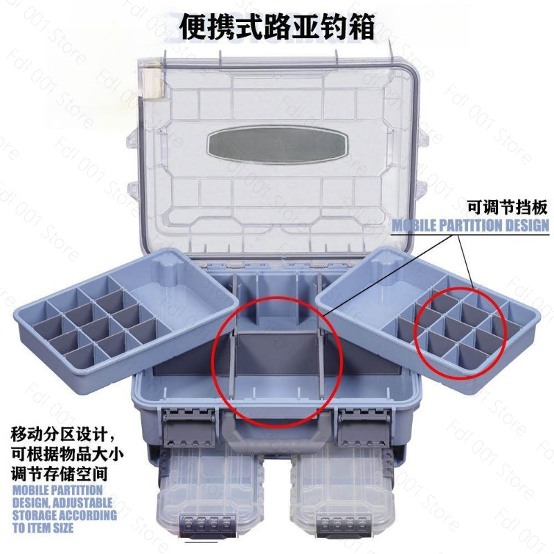 Fishing Tackle Box Large Capac - đánh giá và giá Tackle Box