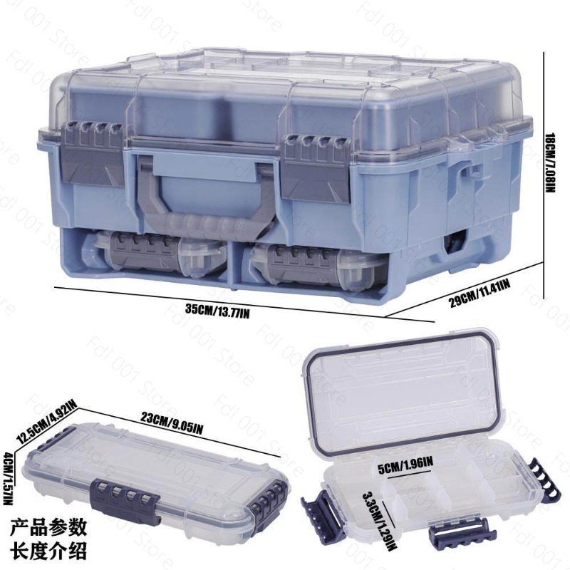 Fishing Tackle Box Large Capac - đánh giá và giá Tackle Box