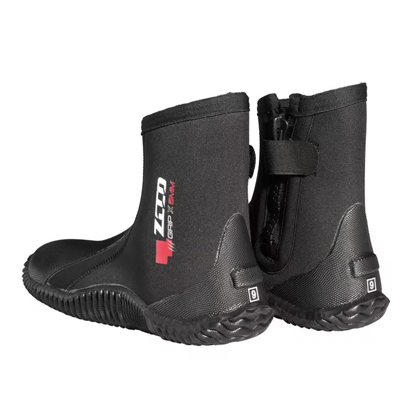 Diving shoes 5MM high-top outd - đánh giá và giá Fishing Equipment Basic