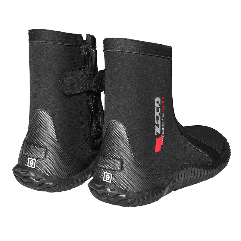 Diving shoes 5MM high-top outd - đánh giá và giá Fishing Equipment Basic