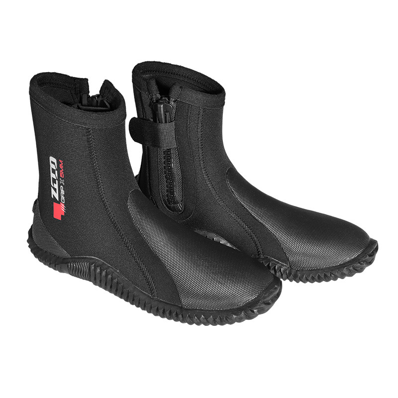 Diving shoes 5MM high-top outd - đánh giá và giá Fishing Equipment Basic