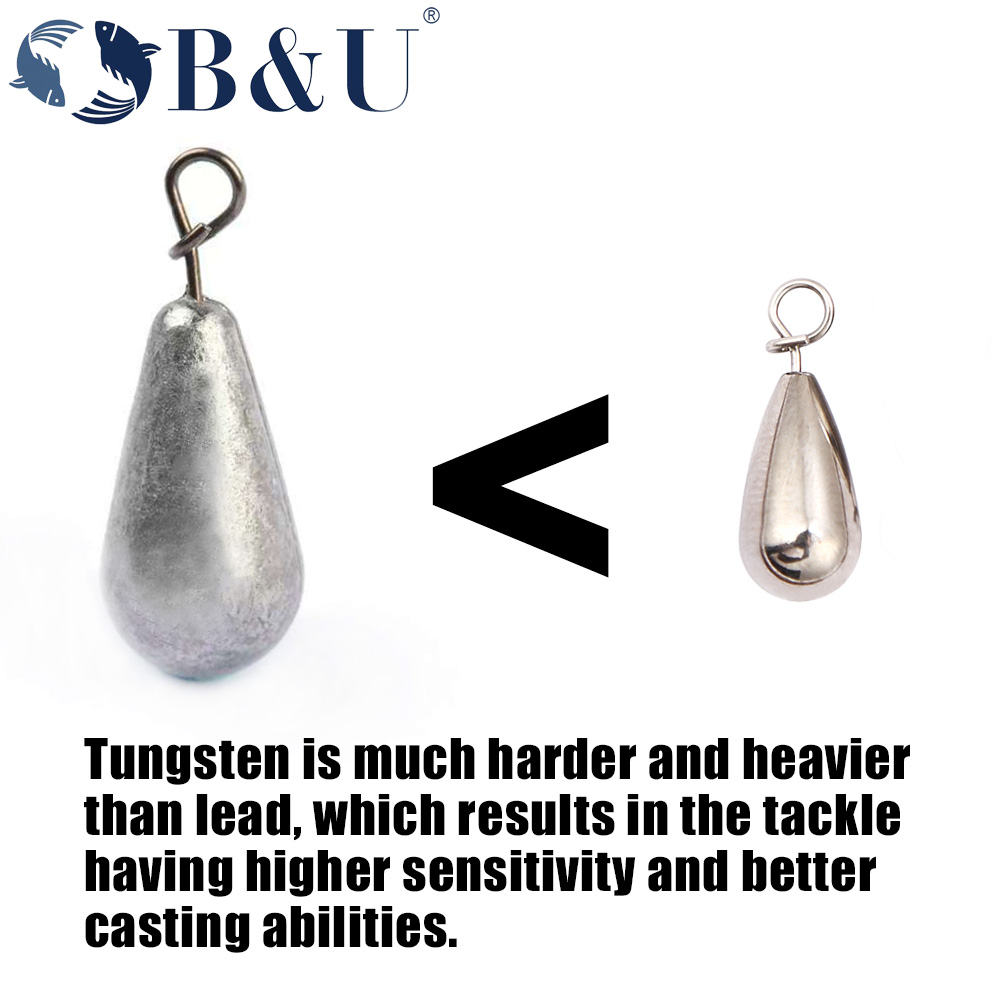 B&U Tungsten Fastach Sinker Fi - đánh giá và giá Tungsten Sinkers