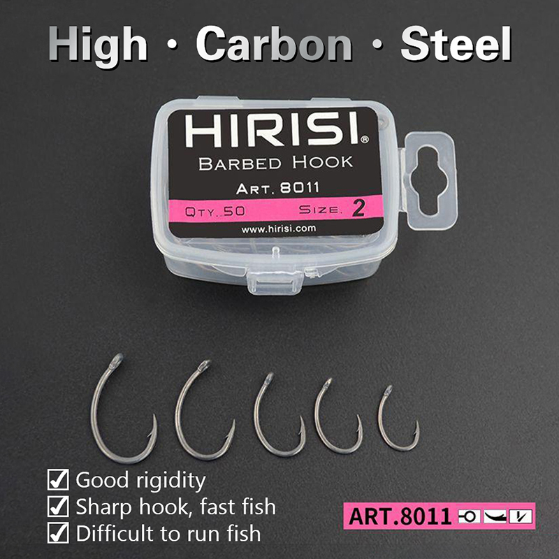 New Hirisi 50pcs Boxed Hooks B - đánh giá và giá Tackle Box