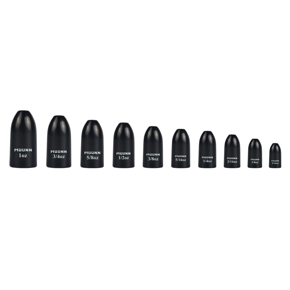 MUUNN 10pcs Worm Weights More  - đánh giá và giá Tungsten Sinkers