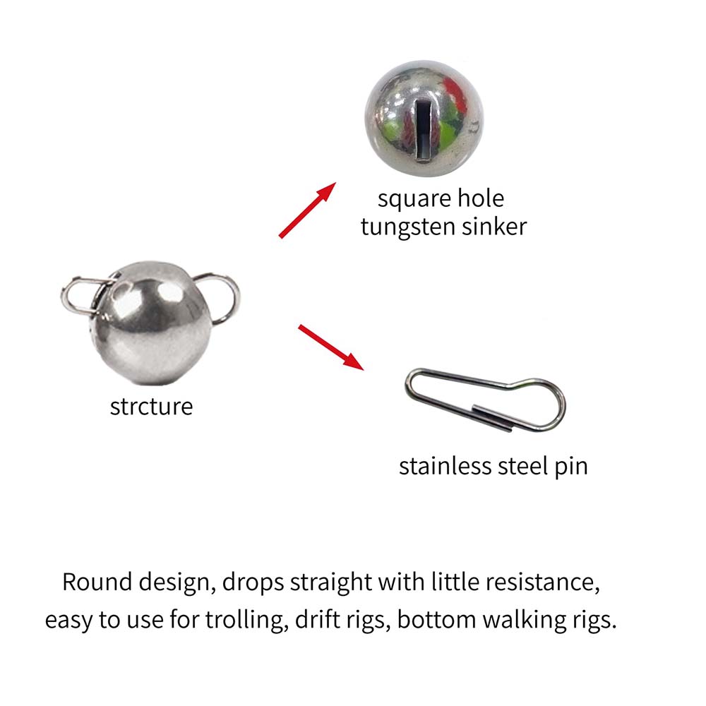 TITOS Tungsten Cheburashka Sin - đánh giá và giá Tungsten Sinkers