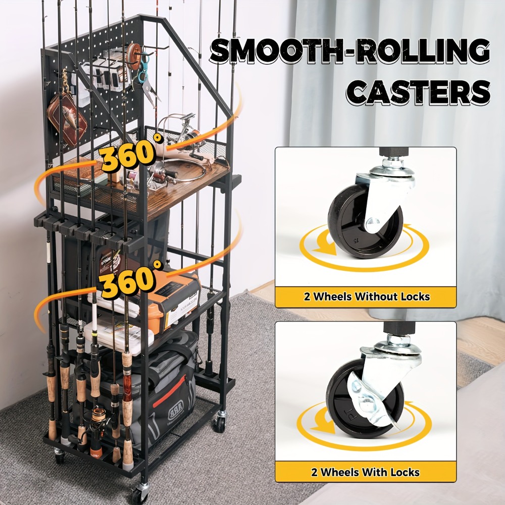 Fishing Rod Holders for Garage - đánh giá và giá Tackle Box